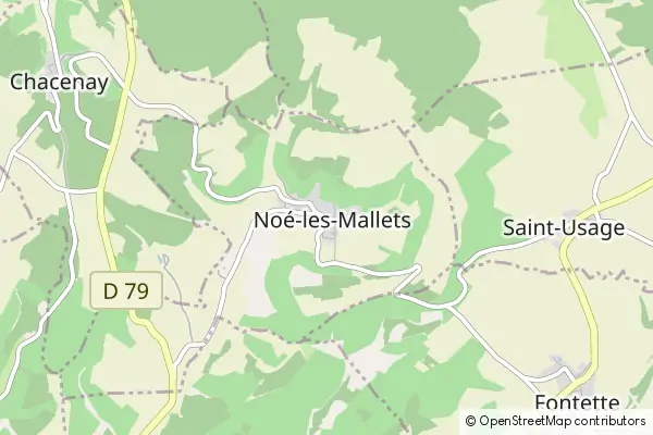 Karte Noé-les-Mallets