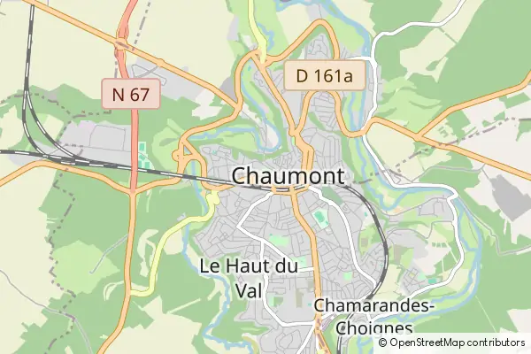 Karte Chaumont