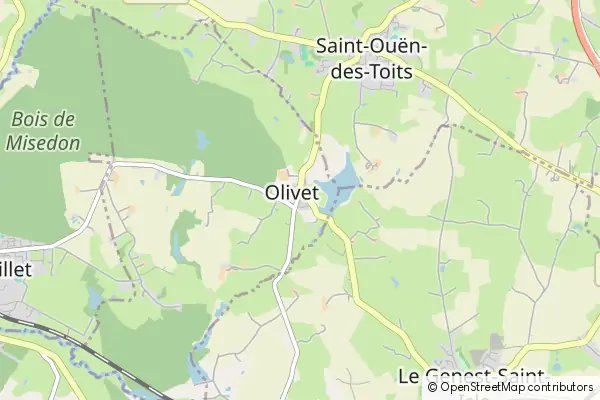 Karte Olivet