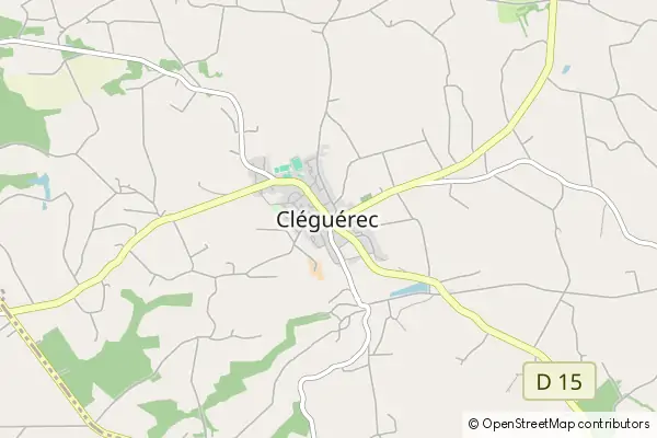 Karte Cléguérec