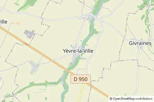 Karte Yèvre-la-Ville