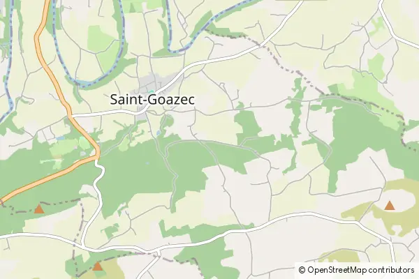 Karte Saint-Goazec