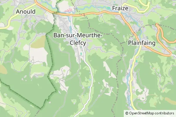 Karte Ban-sur-Meurthe-Clefcy