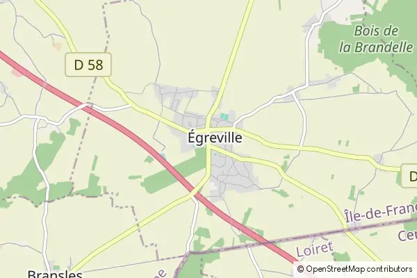 Karte Égreville