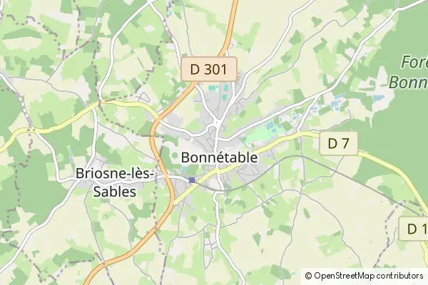 Karte Bonnétable