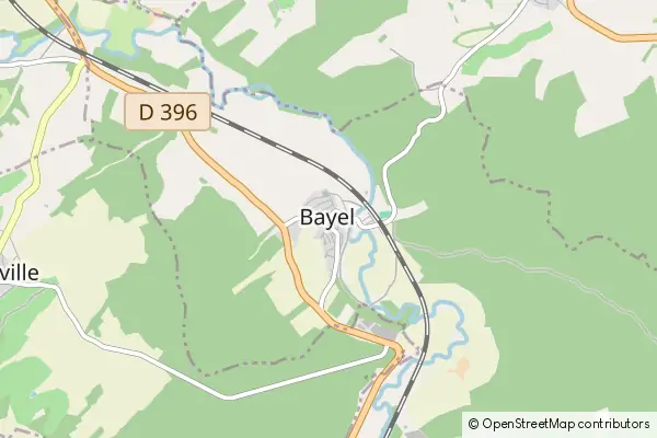 Karte Bayel