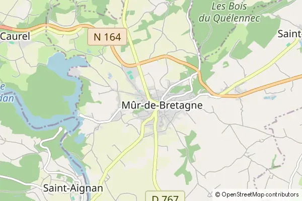 Karte Mûr-de-Bretagne