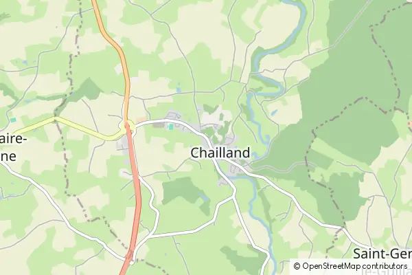 Karte Chailland