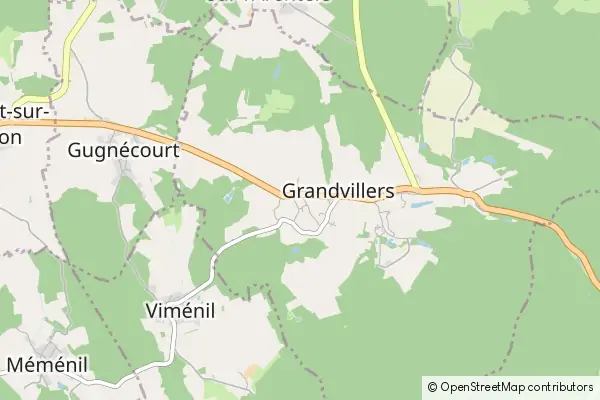 Karte Grandvillers