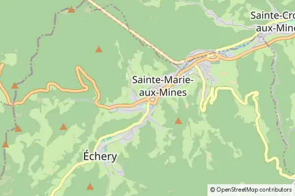 Karte Sainte-Marie-aux-Mines