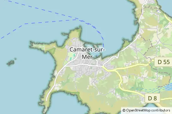 Karte Camaret