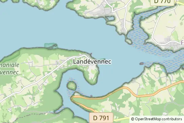 Karte Landévennec