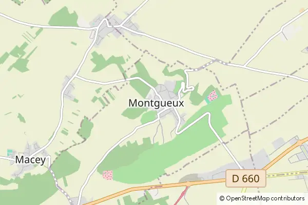 Karte Montgueux