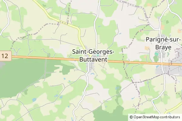 Karte Saint-Georges-Buttavent