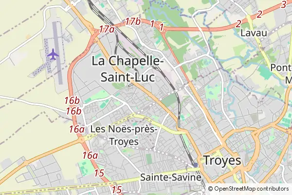 Karte La Chapelle Saint Luc