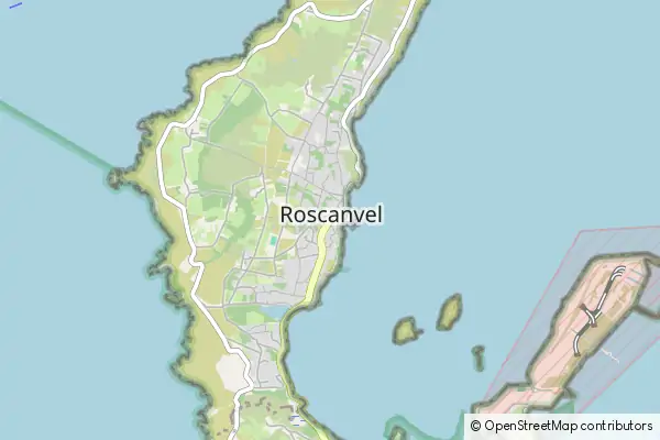 Karte Roscanvel