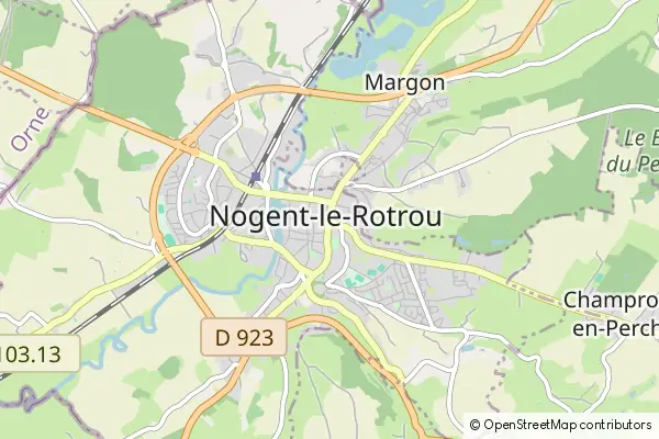 Karte Nogent-le-Rotrou