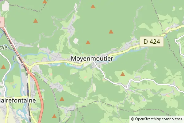 Karte Moyenmoutier