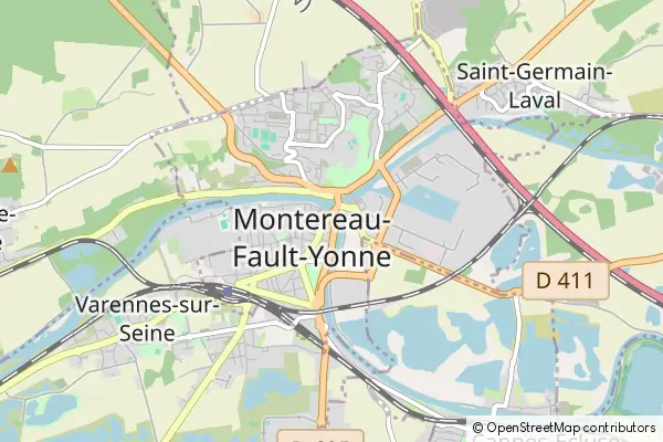 Karte Montereau-Fault-Yonne