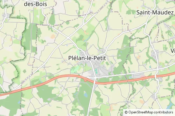 Karte Plélan-le-Petit