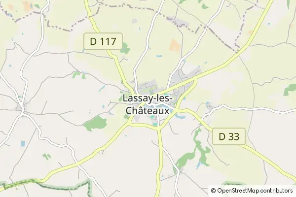 Karte Lassay-les-Châteaux