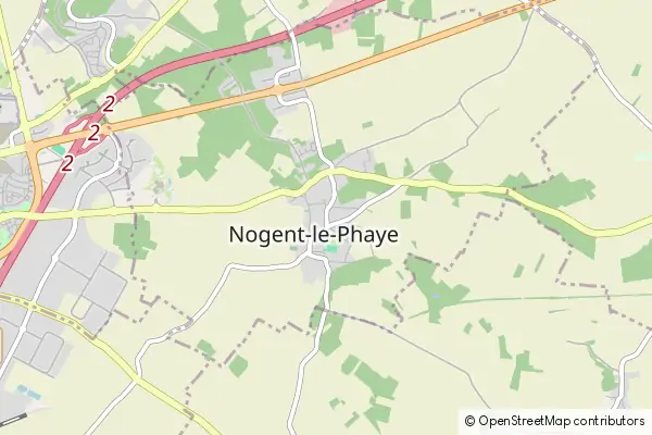 Karte Nogent-le-Phaye