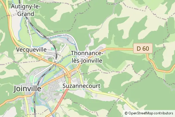 Karte Thonnance-lès-Joinville