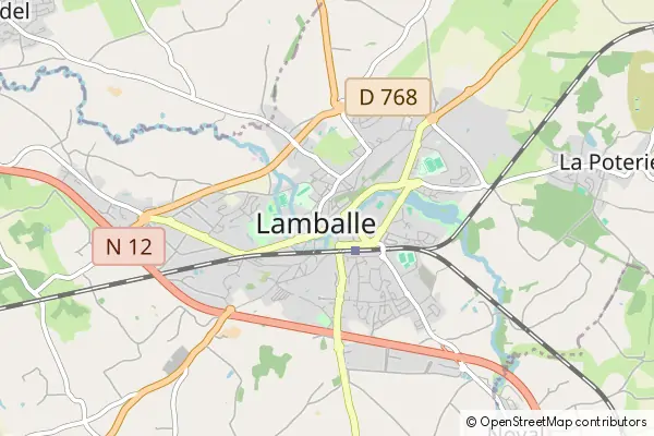 Karte Lamballe