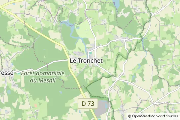 Karte Le Tronchet