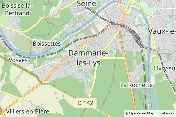 Karte Dammarie-les-Lys