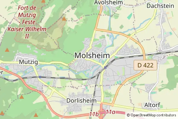 Karte Molsheim