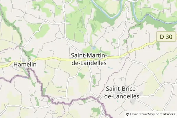 Karte: Saint-Martin-de-Landelles • © OpenStreetMap contributors Karte Saint-Martin-de-Landelles