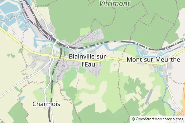 Karte Blainville-sur-l'Eau