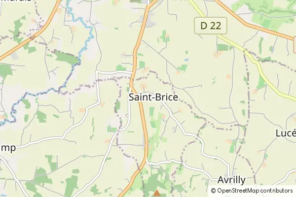 Karte Saint-Brice