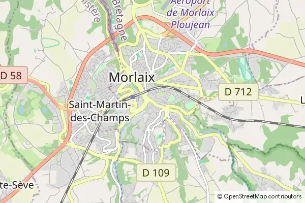 Karte Morlaix