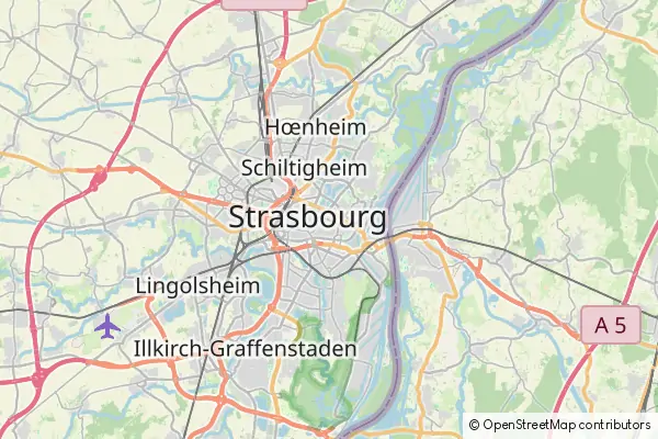 Karte Straßburg