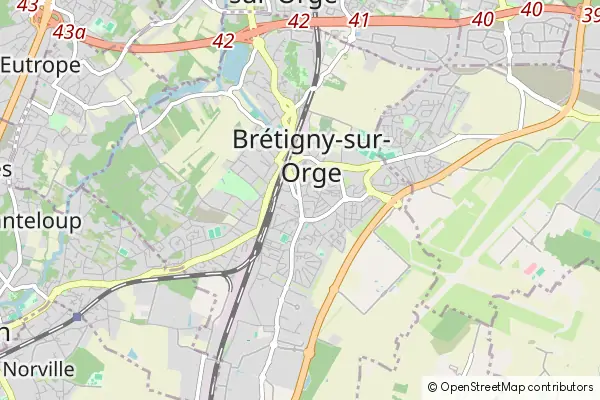 Karte Brétigny-sur-Orge