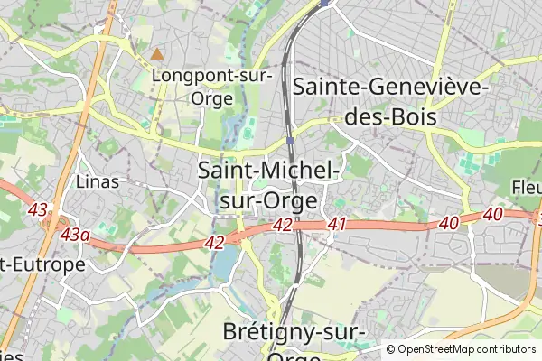 Karte: Saint-Michel-sur-Orge • © OpenStreetMap contributors Karte Saint-Michel-sur-Orge