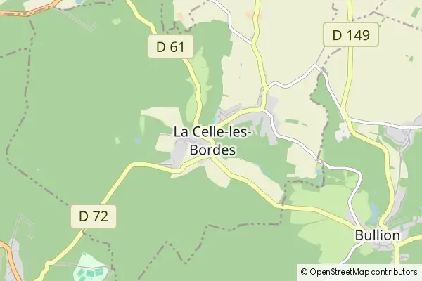 Karte La Celle-les-Bordes