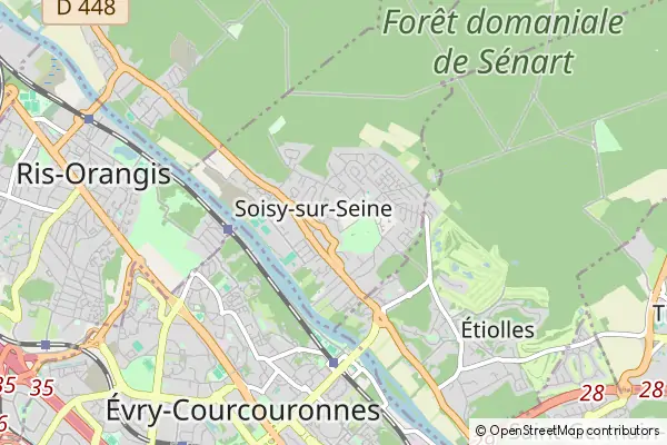 Karte Soisy-sur-Seine