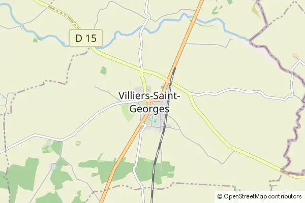 Karte Villiers-Saint-Georges