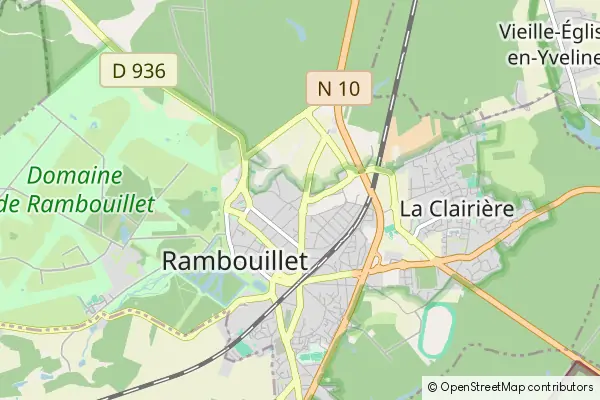 Karte Rambouillet