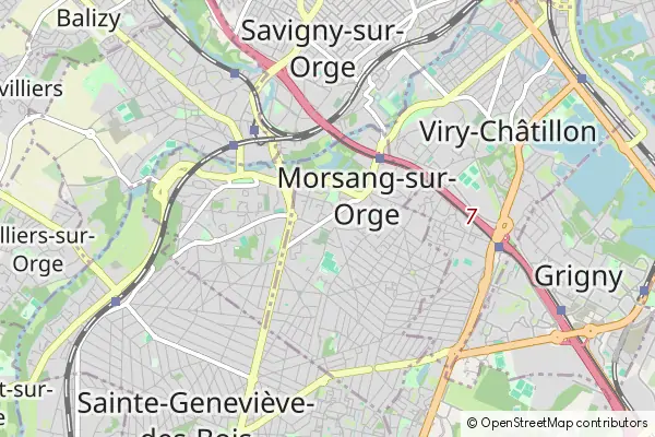 Karte Morsang-sur-Orge