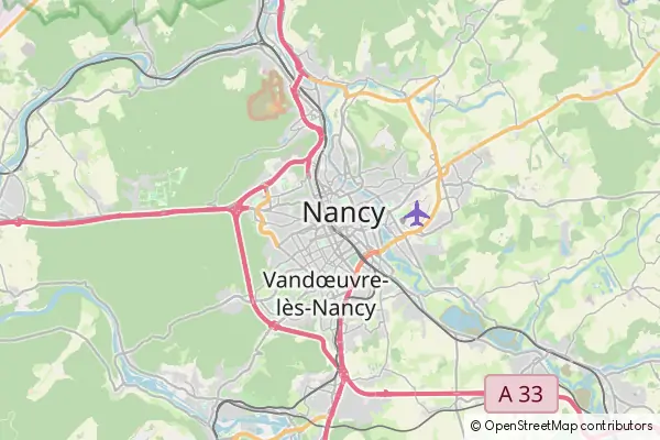 Karte Nancy