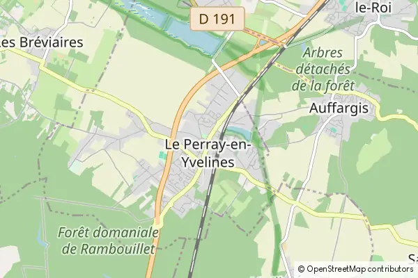 Karte Le Perray-en-Yvelines