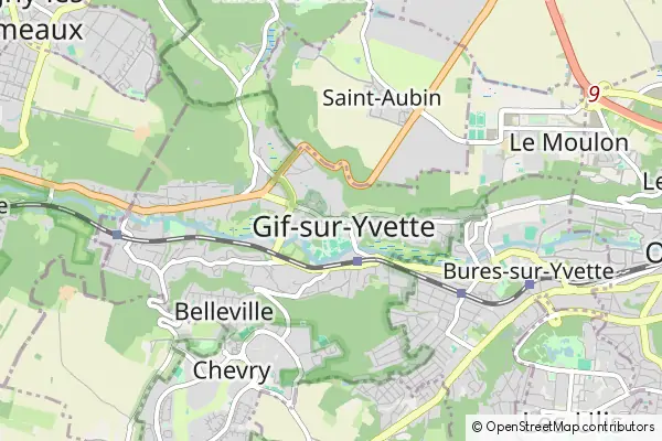 Karte Gif-sur-Yvette