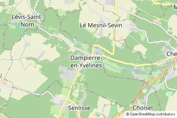 Karte Dampierre-en-Yvelines