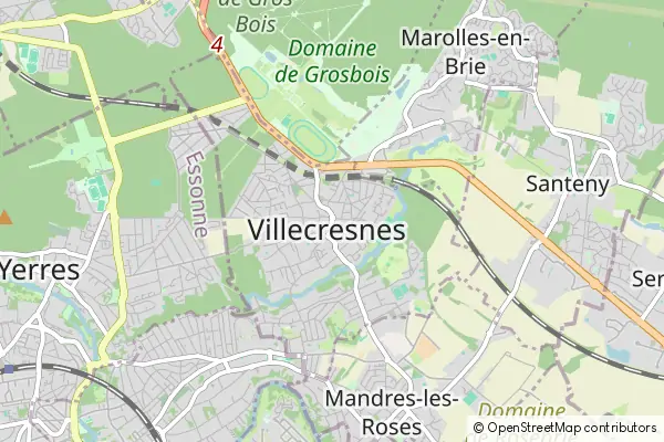 Karte Villecresnes