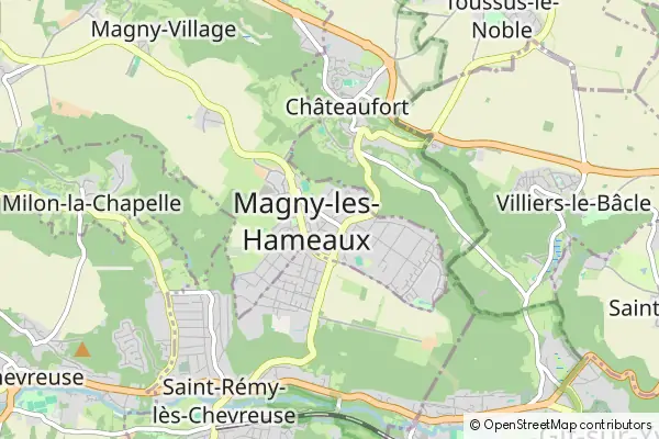 Karte Magny-les-Hameaux