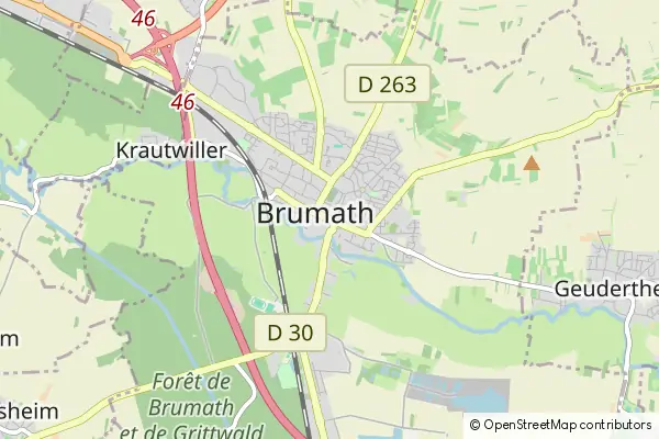 Karte Brumath